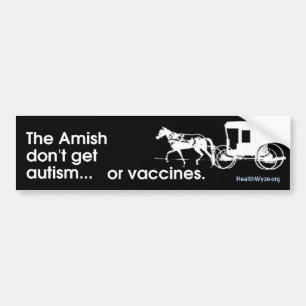 Amish ingen Autism Bildekal