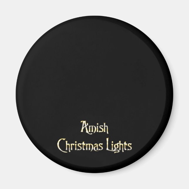 Amish jul Ljus Magnet (Framsidan)