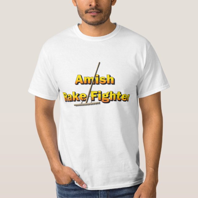Amish krattar kämpen tee shirt (Framsida)