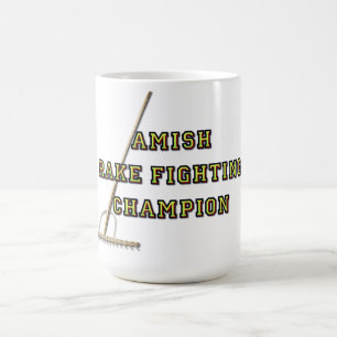 Amish krattar stridighetmästare kaffemugg