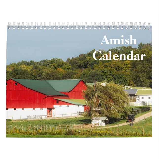 Amish Land 2025 Kalender (Omslag)
