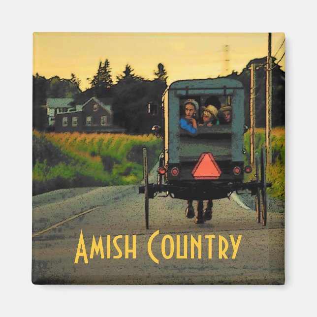 Amish Land Magnet (Framsidan)