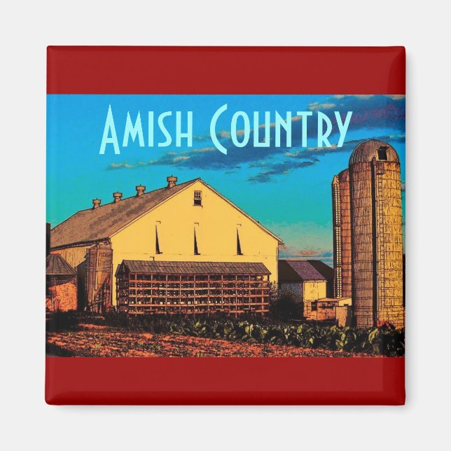 Amish Land Magnet (Framsidan)