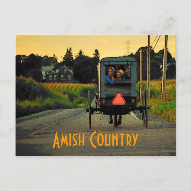 Amish Land vykort (Framsida)