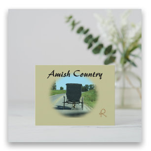 Amish Land Vykort