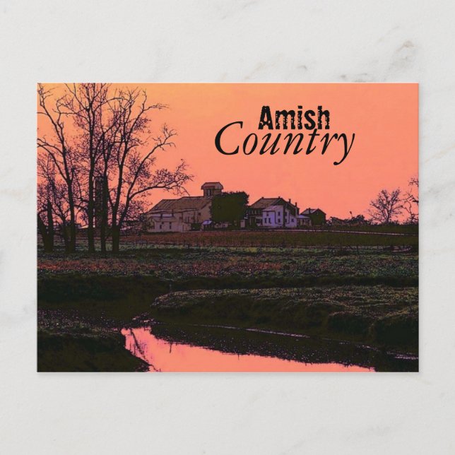 Amish Land vykort (Framsida)