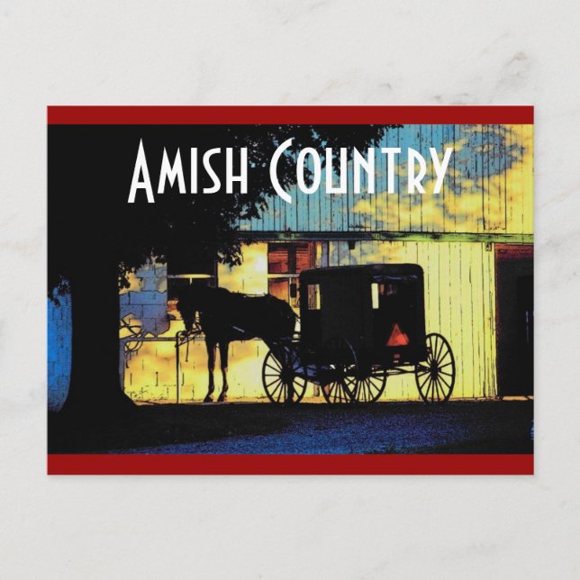Amish Land vykort (Framsida)