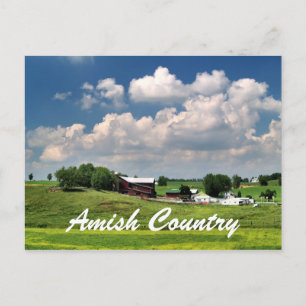 Amish Land Vykort