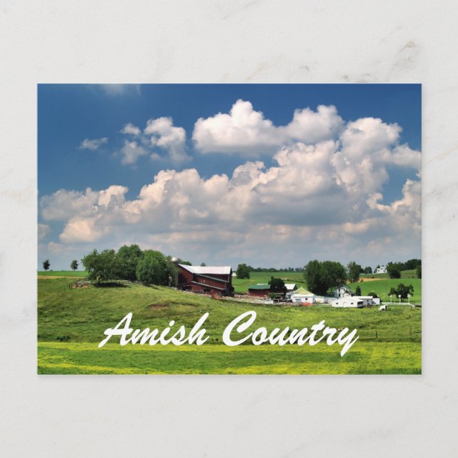 Amish Land Vykort (Framsida)