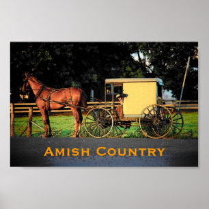 Amish landaffisch poster
