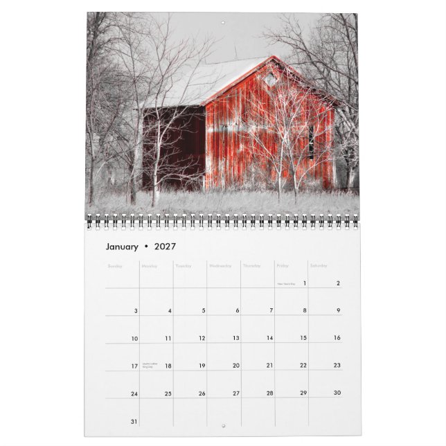 AMISH LANDkalender Kalender (Jan 2027)