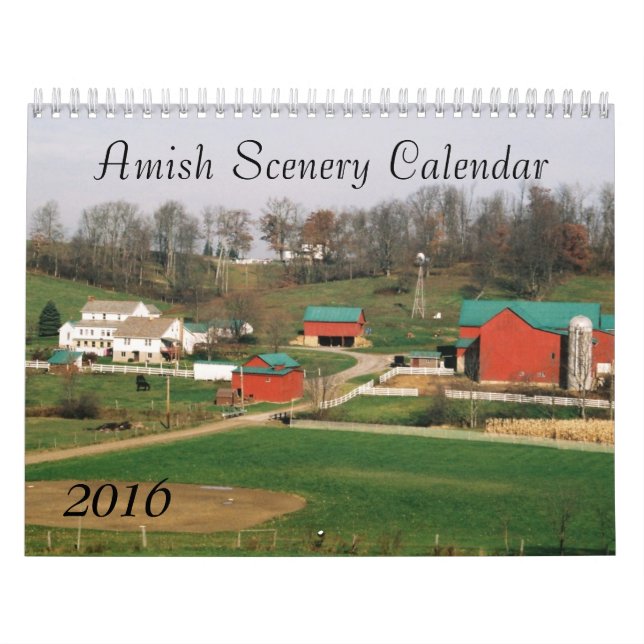 Amish landskap 2016 kalender (Omslag)