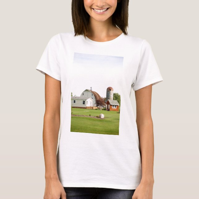 Amish lantgård tee (Framsida)