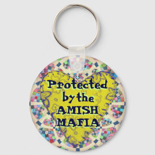Amish maffiaskydd! Keychain! Nyckelring