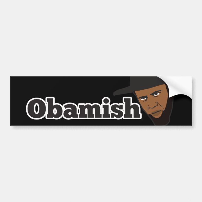 Amish Obama Bildekal (Framsidan)