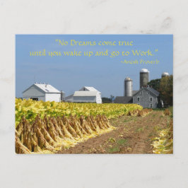 Amish Proverb. Drömmar. Lancaster Lititz vykort 2