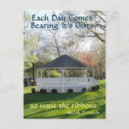 Amish Proverb Postcard Vykort