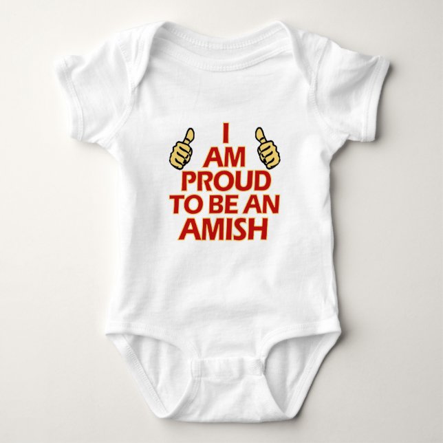 AMISH religiösadesigner T-shirt (Framsida)
