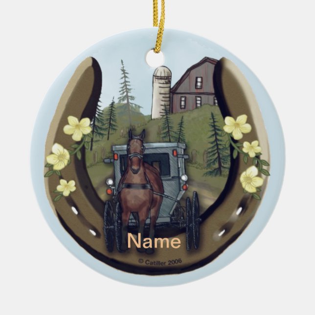 Amish Road Resa ornament (Framsidan)