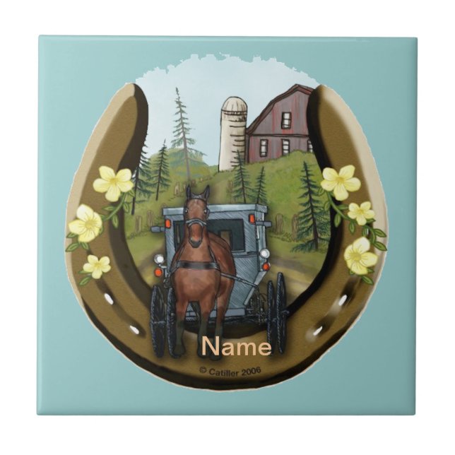 Amish Road Resa tile Kakelplatta (Framsidan)