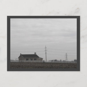 Amish Schoolhouse Vykort