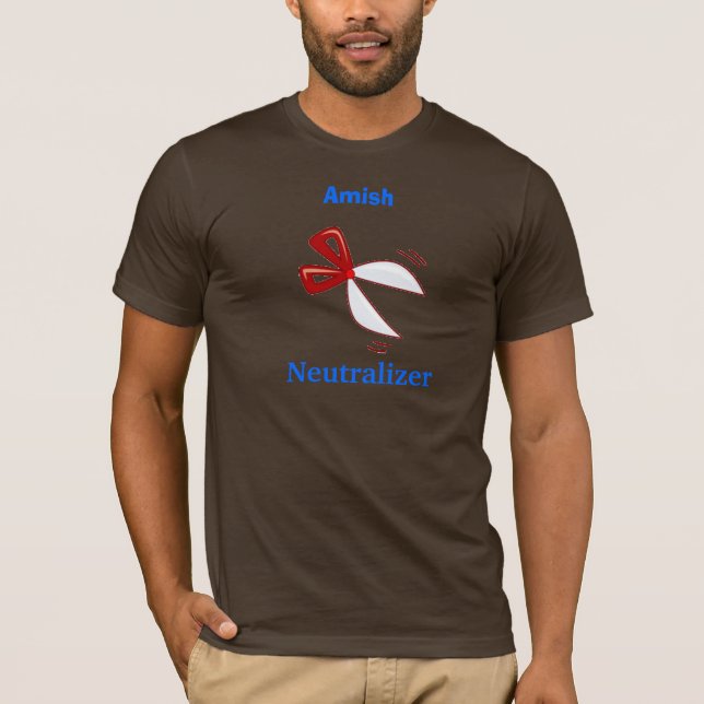 Amish skjorta tee shirt (Framsida)
