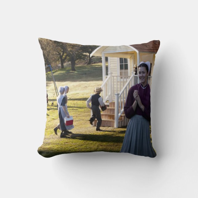 Amish skolar dagar kudde (Framsida)