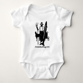 Amish som surfar och skidar tee shirt