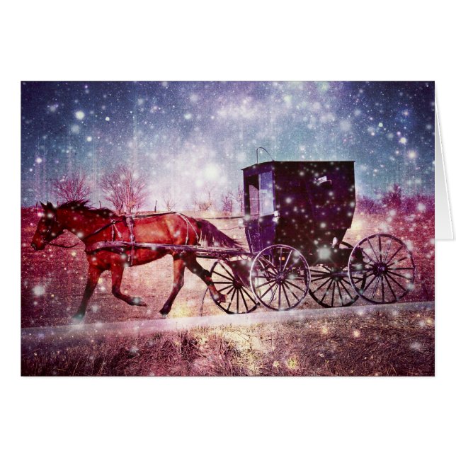 Amish Space Hälsningskort (Framsidan Horizontal)