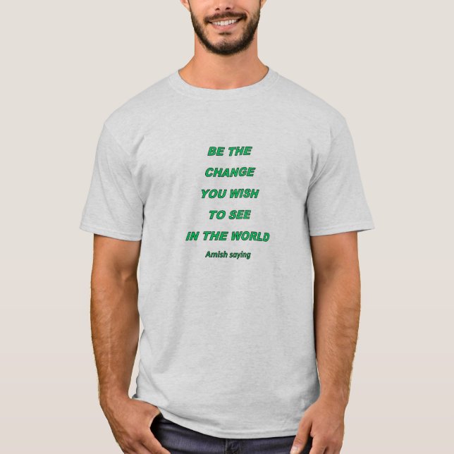 Amish-språk Mäns T-Shirt (Framsida)