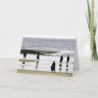 Amish stranddag kort