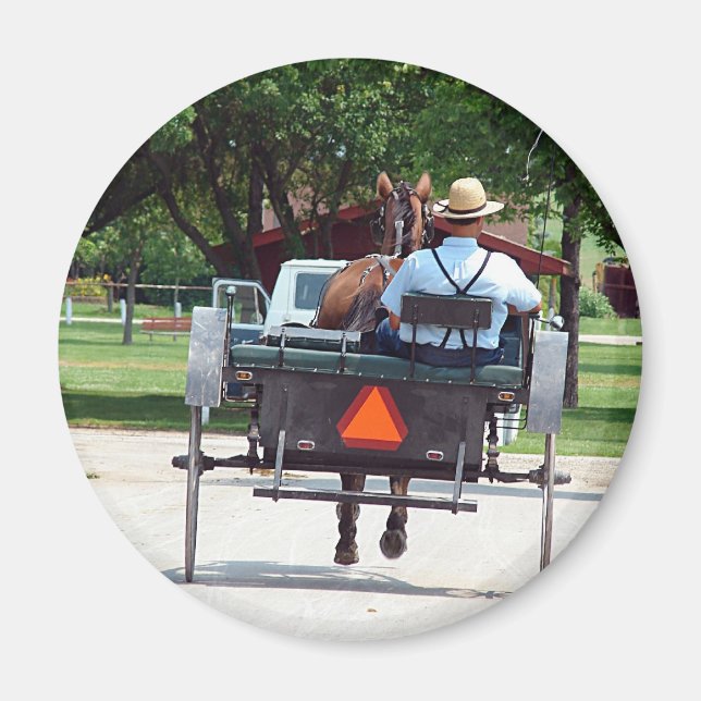 Amish Travel Magnet (Framsidan)