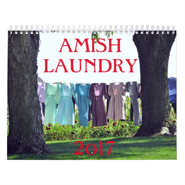 AMISH TVÄTT 2017 KALENDER (Omslag)