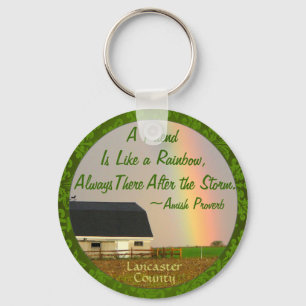 Amish vänskapproverb Keychain! Nyckelring