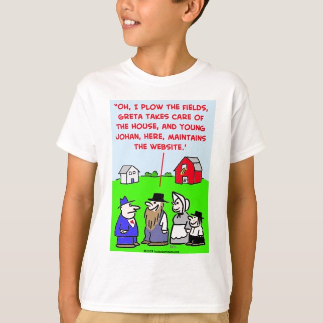 amish website tee (Framsida)