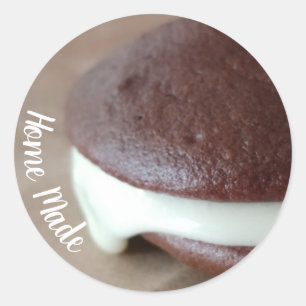 Amish WHopie Paj Chocolate Runt Klistermärke