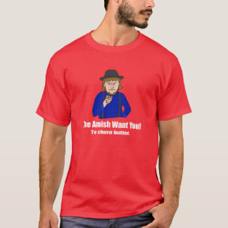 Amishna önskar dig som är mörk t-shirt