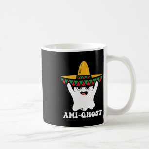 AmispökSpooky Halloween Ghost Sombrero A Kaffemugg