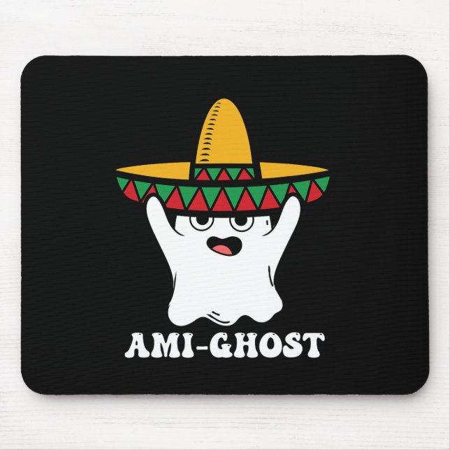 AmispökSpooky Halloween Ghost Sombrero A Musmatta (Framsidan)