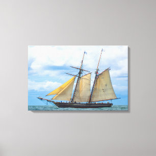 Amistad under Sail Canvastryck