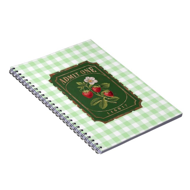 Amit one-Strawberry Anteckningsbok (Högra Sidan)