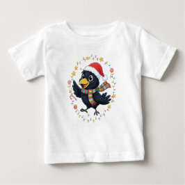 AMITA | Cheerful Crow - Holiday Lights T Shirt
