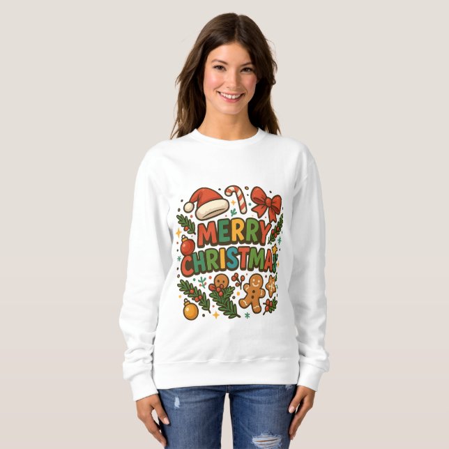 AMITA | Glad Jul Fest T-Shirt (Hel framsida)