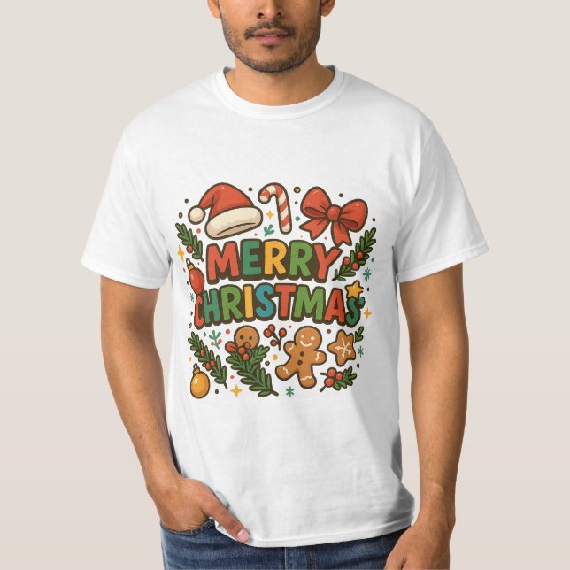 AMITA | Glad jul fest T-shirt (Framsida)