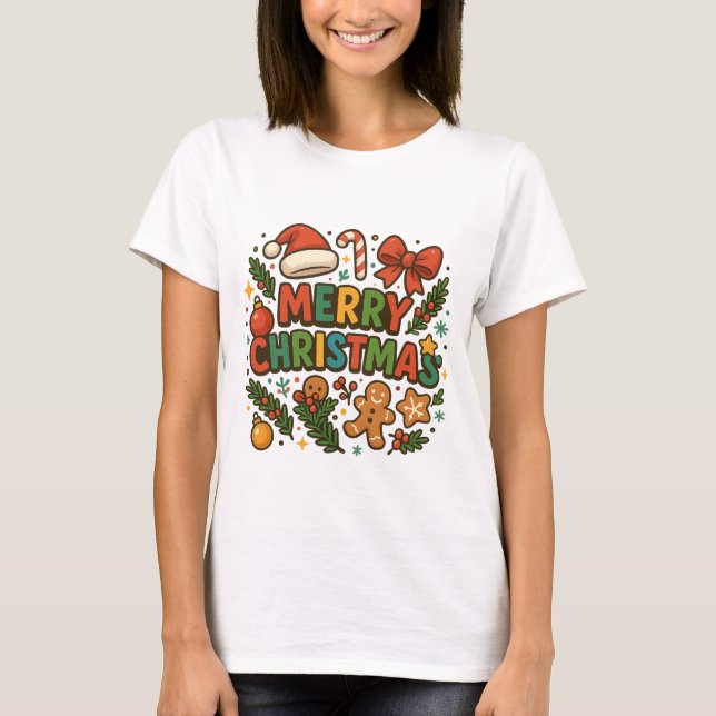 AMITA | Glad Jul Fest T-Shirt (Framsida)