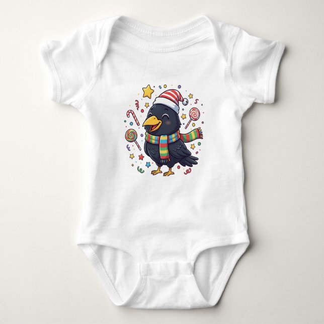 AMITA | Happy Crow - Candy Fun T Shirt (Framsida)