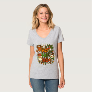 AMITA HO HO HO Holiday Crew T-shirt
