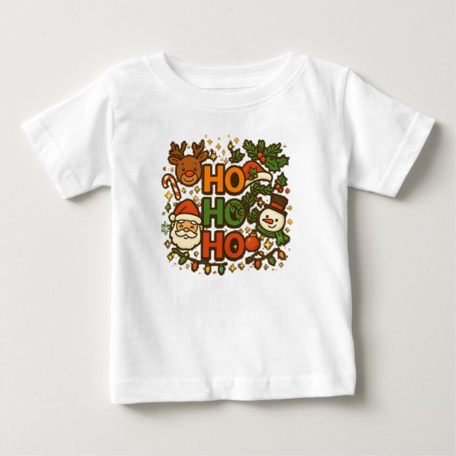 AMITA | HO HO HO Holiday Crew Tee (Framsida)