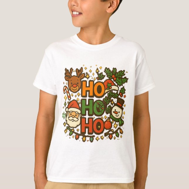 AMITA | HO HO HO Holiday Crew Tee (Framsida)