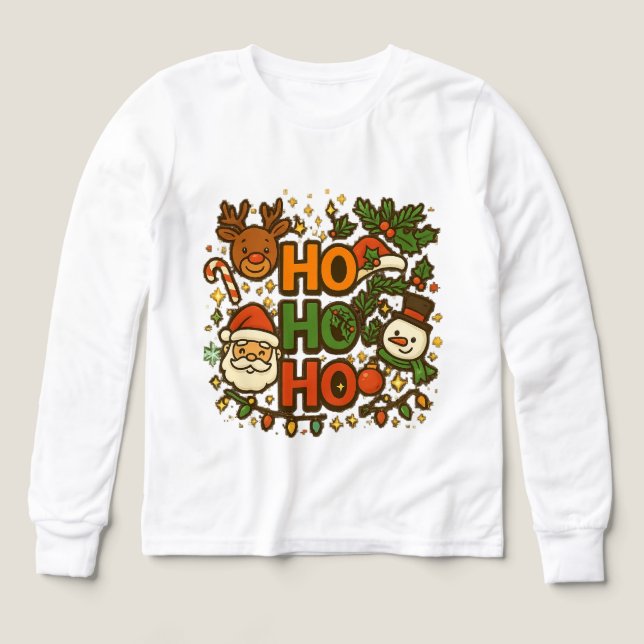 AMITA | HO HO HO Holiday Crew Tee (Design framsida)